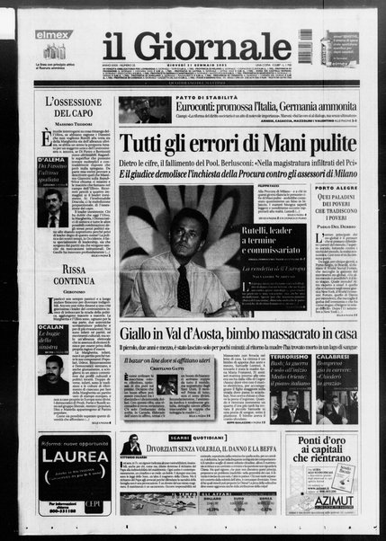 Il giornale : quotidiano del mattino